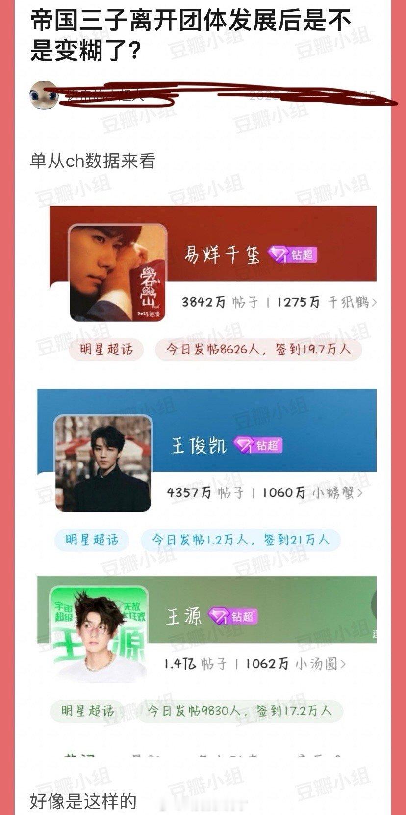 帝国三子离开团体发展后是不是变糊了？​​​