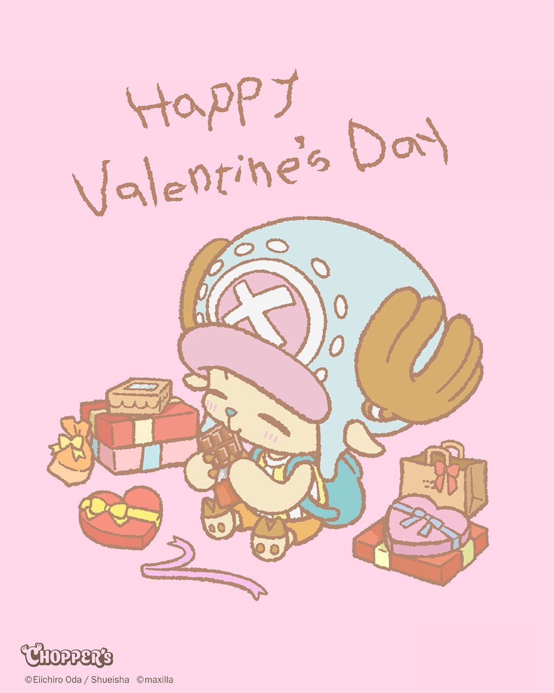 海贼王海贼王情人节乔巴收到了好多巧克力