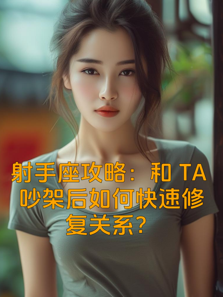 射手座攻略：和TA吵架后如何快速修复关系？