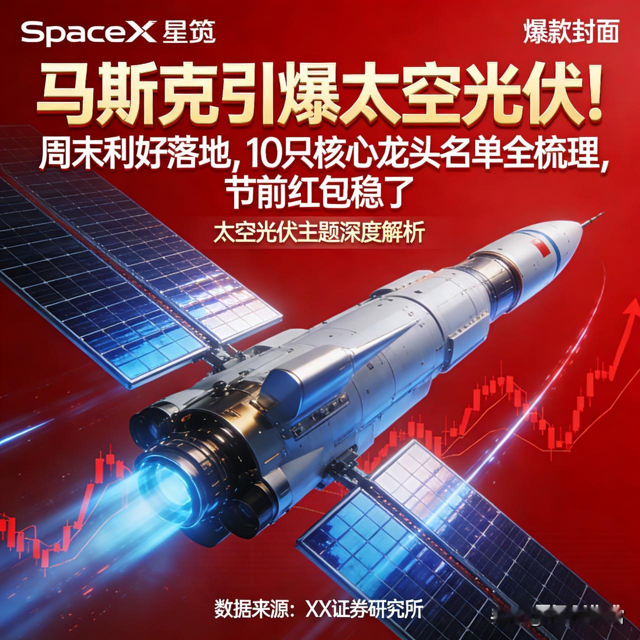 [比心]马斯克重拳出击！太空光伏成节前最大暗线，10大核心标的全曝光，科技主线再