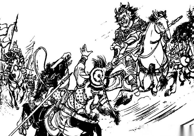 一个人，一张狰狞的铜面，一把刀。就这么杀进去了，一个人，杀进了一座山。为什么