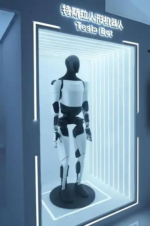 马斯克预言成真！特斯拉机器人在进博会遛狗