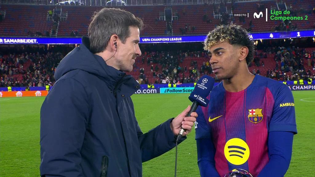 亚马尔：“归根结底，在欧冠联赛中，一旦被对手攻破球门，就很难扳回比分。所有参赛队