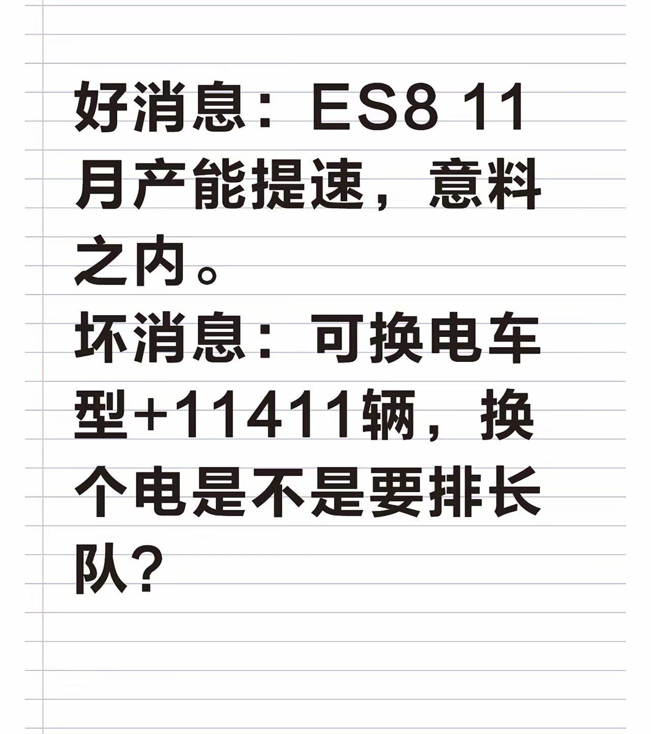10月份交付70289，今年累计466295台，还剩下2个月。6年前吹的两个牛，