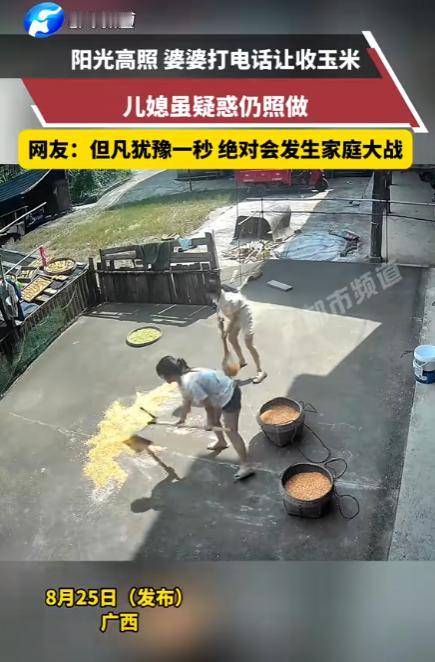 “神机妙算”！广西，婆婆上山干活，儿媳在家吹空调，外面艳阳高照，不料，婆婆却打电