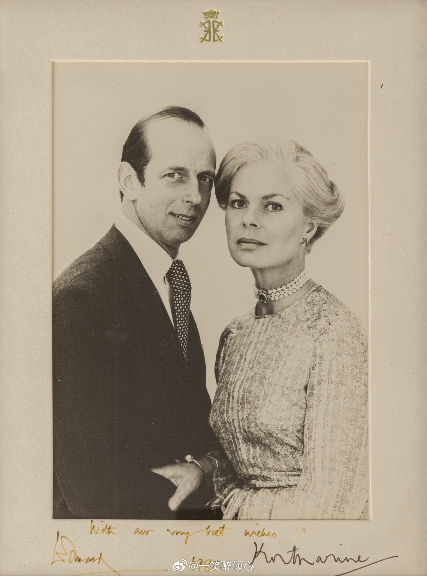 英国王室6️⃣5️⃣年前的今天1961年3月8日，肯特公爵夫人玛莲娜公主宣布