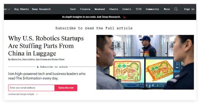 美国机器人公司，开始「人肉」背零件了TheInformation爆料：美国
