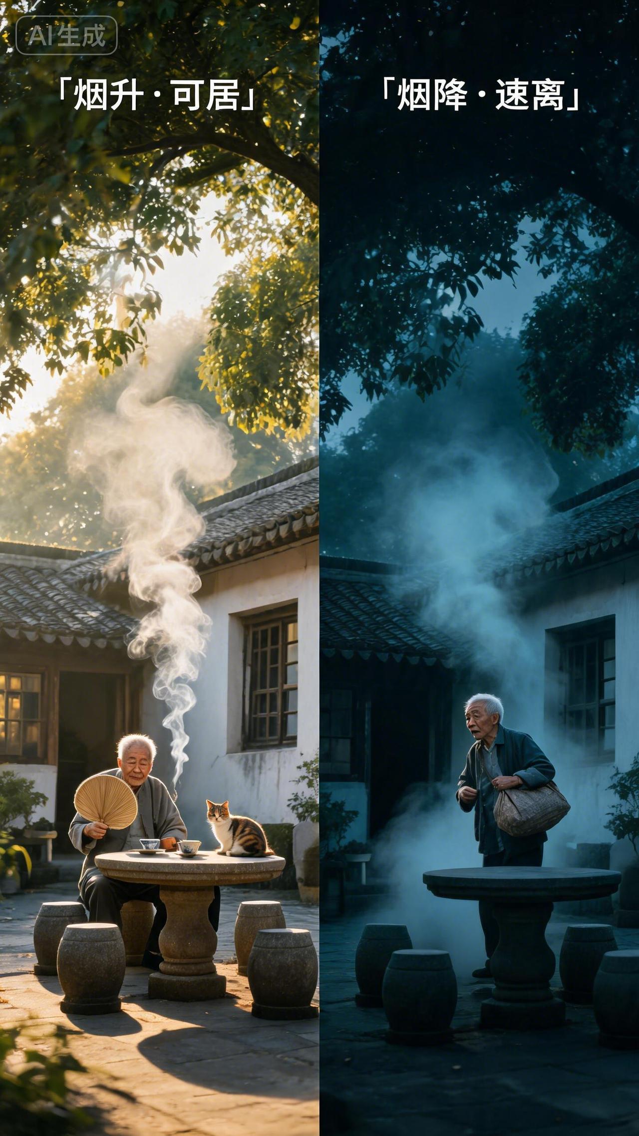 烟往上飘放心住，烟往下坠赶紧走！老一辈的“识房术”，关键时能救命你听说过这个