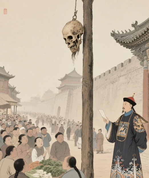 雍正十年悬首：皇权威严与文字狱的警示