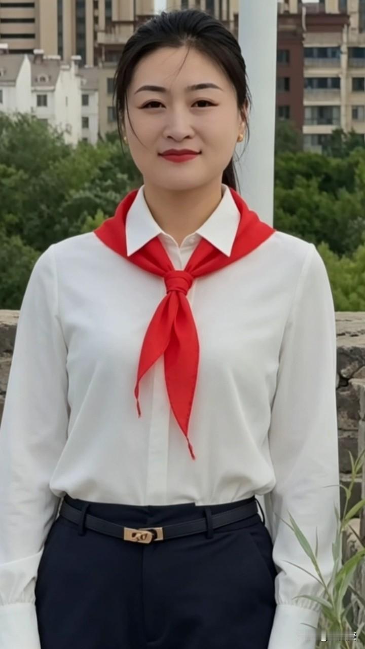 今天六一，系上红领巾，好像又和小时候的自己撞了个满怀。