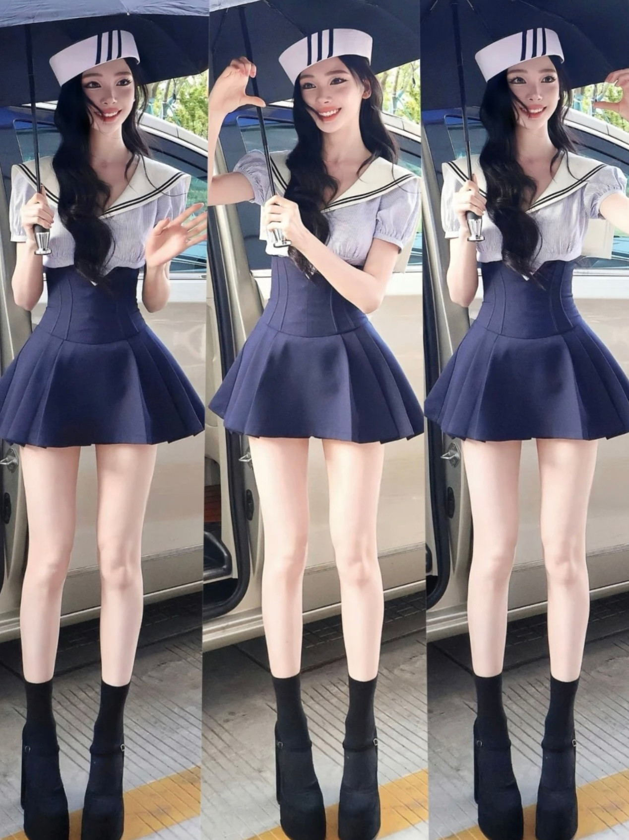 这腿这腰这身材事业女人不要太美丽❤️🔥​​​