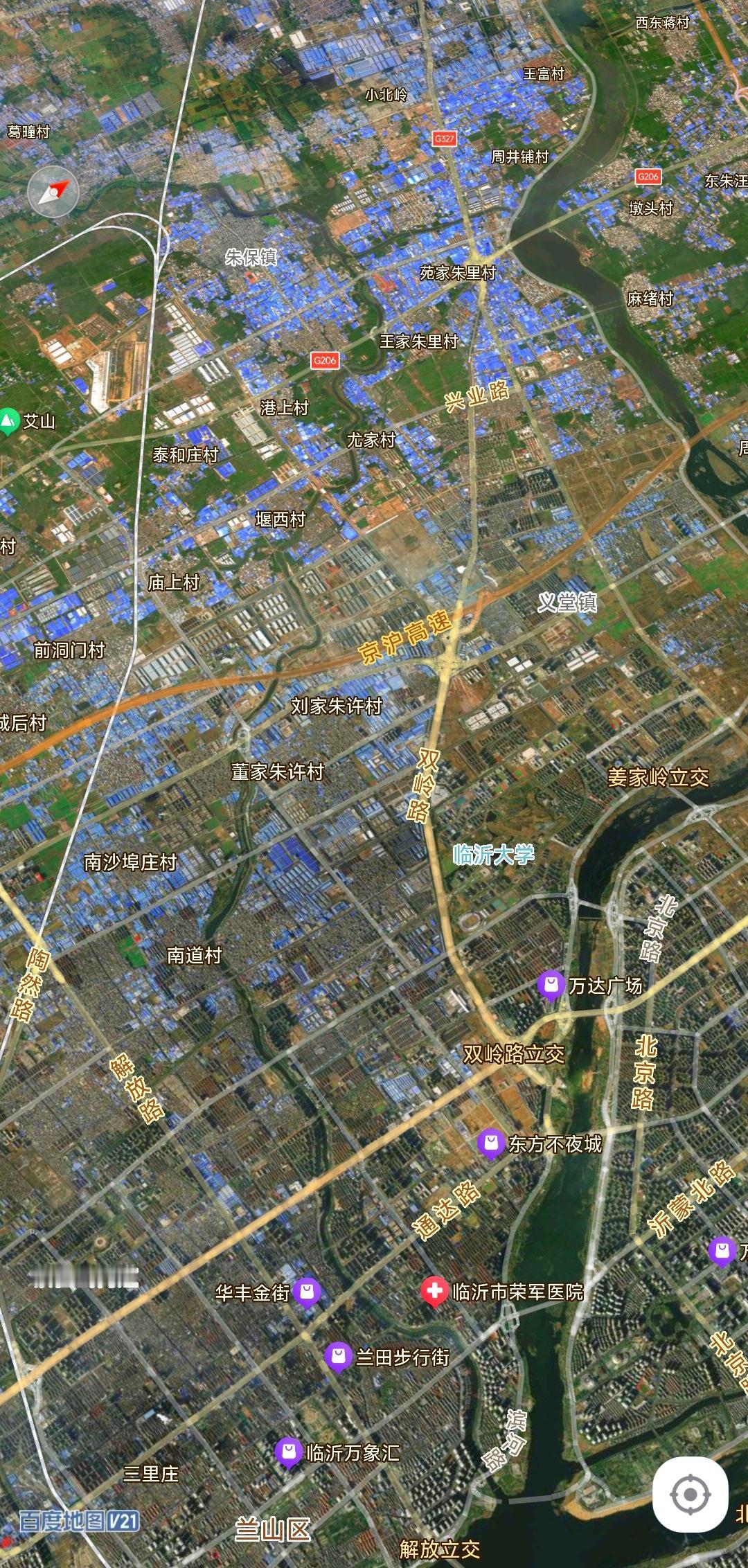 坐公交车走遍山东。我觉得除了青岛、济南之外，临沂的市区面积确实是最大的。毕竟最近