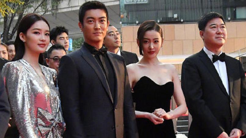 Zhang Tianai looks inexplicably familiar with the red carpet appearance