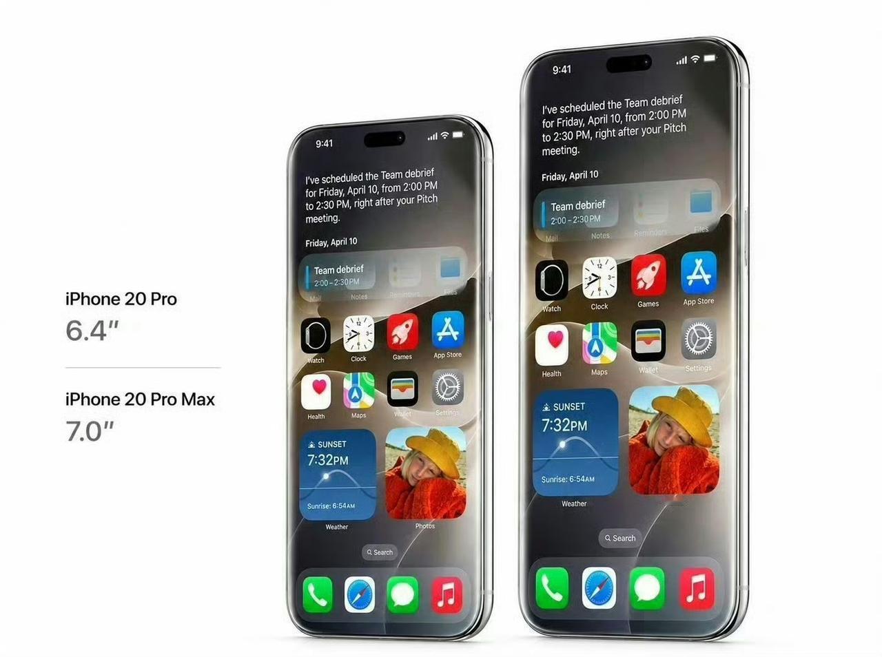 曝iPhone20Pro有望采用2D直屏!2D直屏+玻璃盖板+液态玻璃UI，全