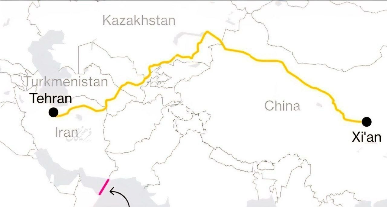 伊朗试图避开霍尔木兹，彭博社报道称，美国封锁后，伊朗增加了与中国的铁路贸易，将中