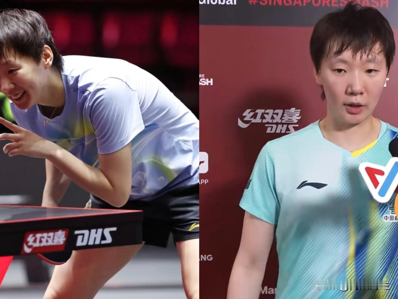 这次新加坡大满贯，王曼昱真的很有冠军相！她技术扎实、攻防无解，反手质量更是