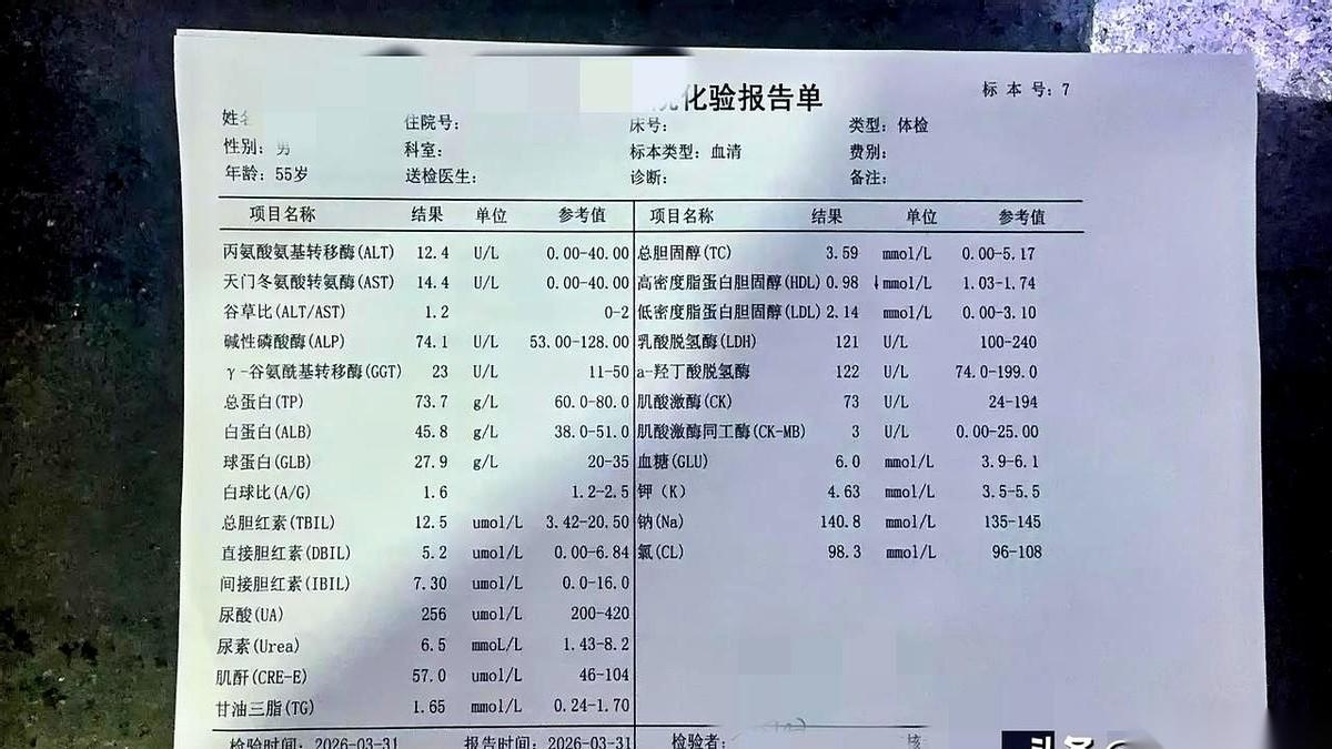 针头扎下去，他眼皮都没眨一下，等来的结果却像一记闷棍：空腹血糖6.0，糖化血红蛋