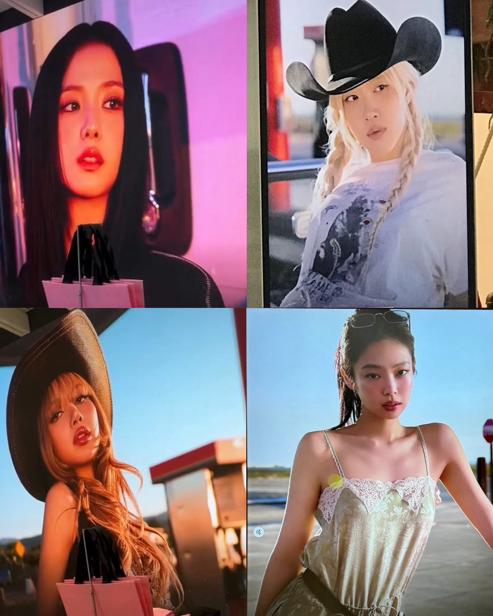 根据世巡预告片看下来只有Lisa的造型是最符合概念的，西部牛仔女郎☄️​​​