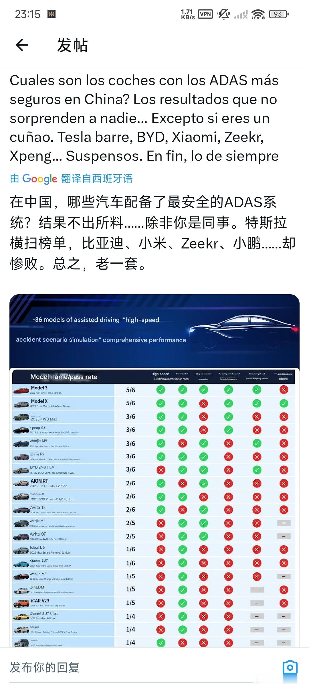 懂车帝做的36款车辅助驾驶测试，提醒了驾驶员是车辆监视者，需要随时接管车辆，是第