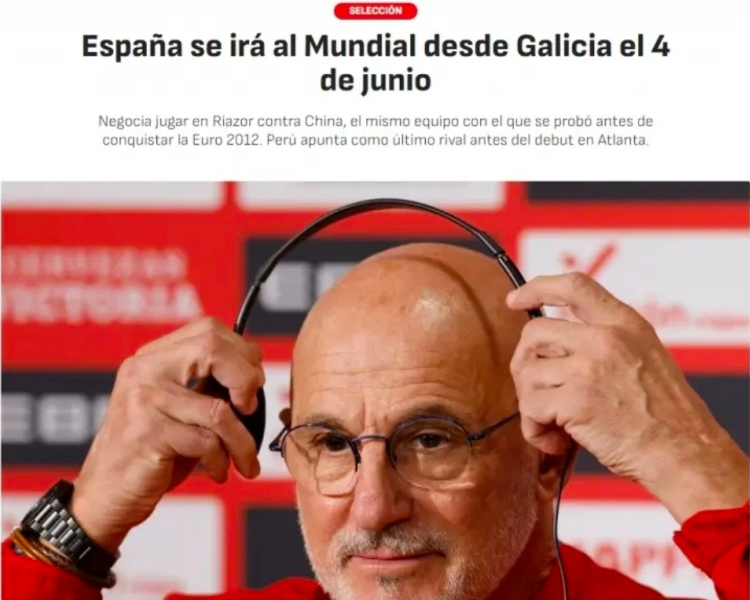 据西班牙《阿斯报》2月20日报道，西班牙足协正协商在2026世界杯前，与中国队进