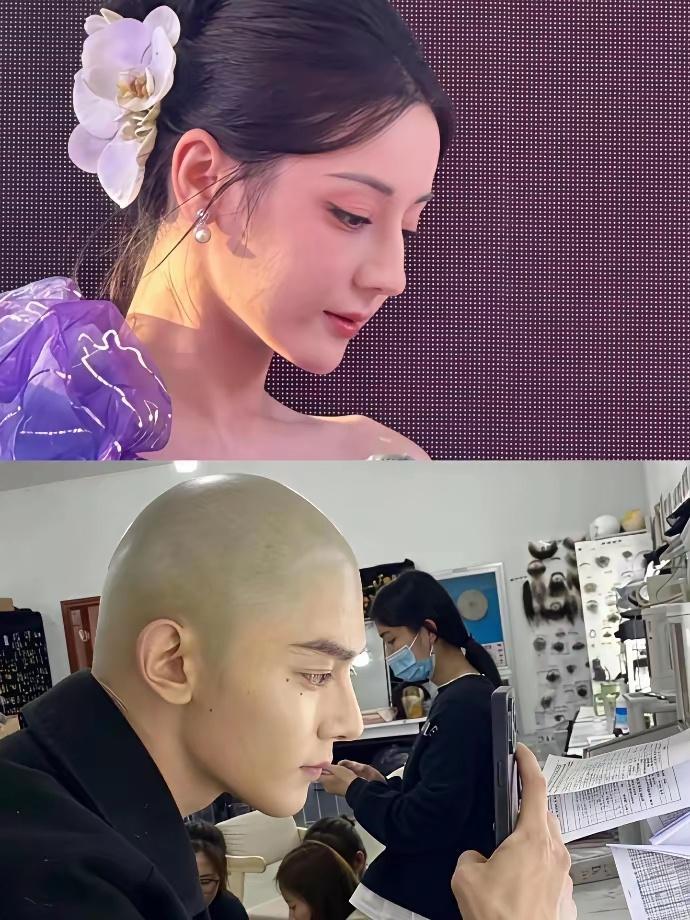 不愧是明星……给大家看一下鼻子基因的震撼感！