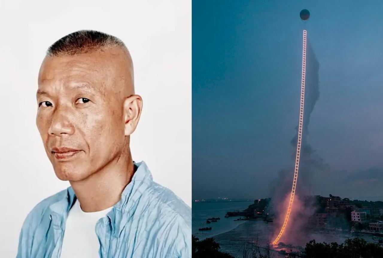 我特地去查了一下蔡国强这个人，不查不知道，一查吓一跳，他被誉为“中国烟花第一