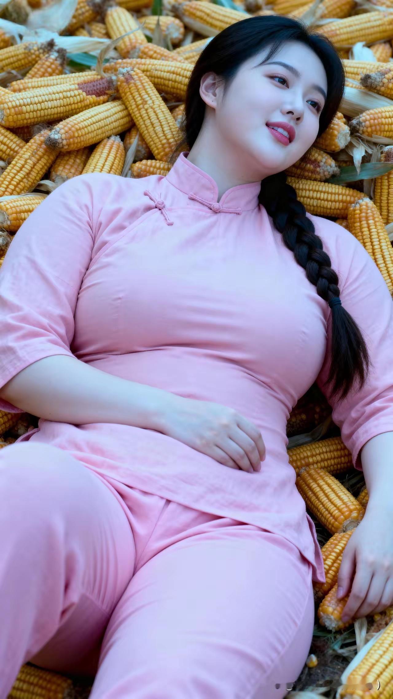 优雅黑发，甜美笑容，闪耀珠宝，气质女神！