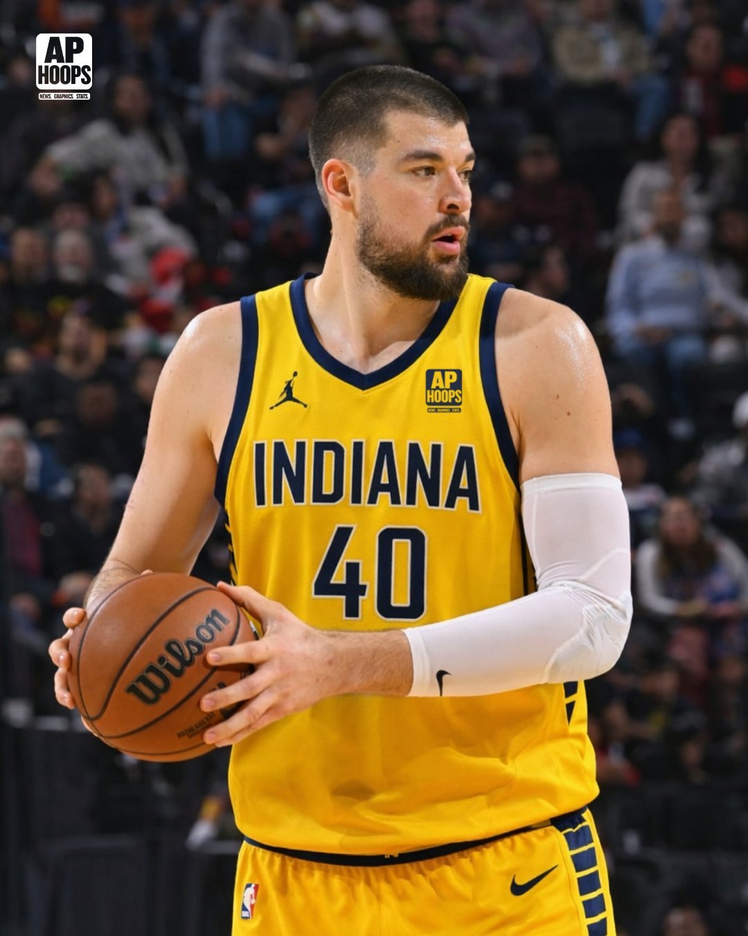 卡莱尔表示，祖巴茨的脚踝伤势可以追溯到去年12月，他一直在带伤上阵，但步行者队在