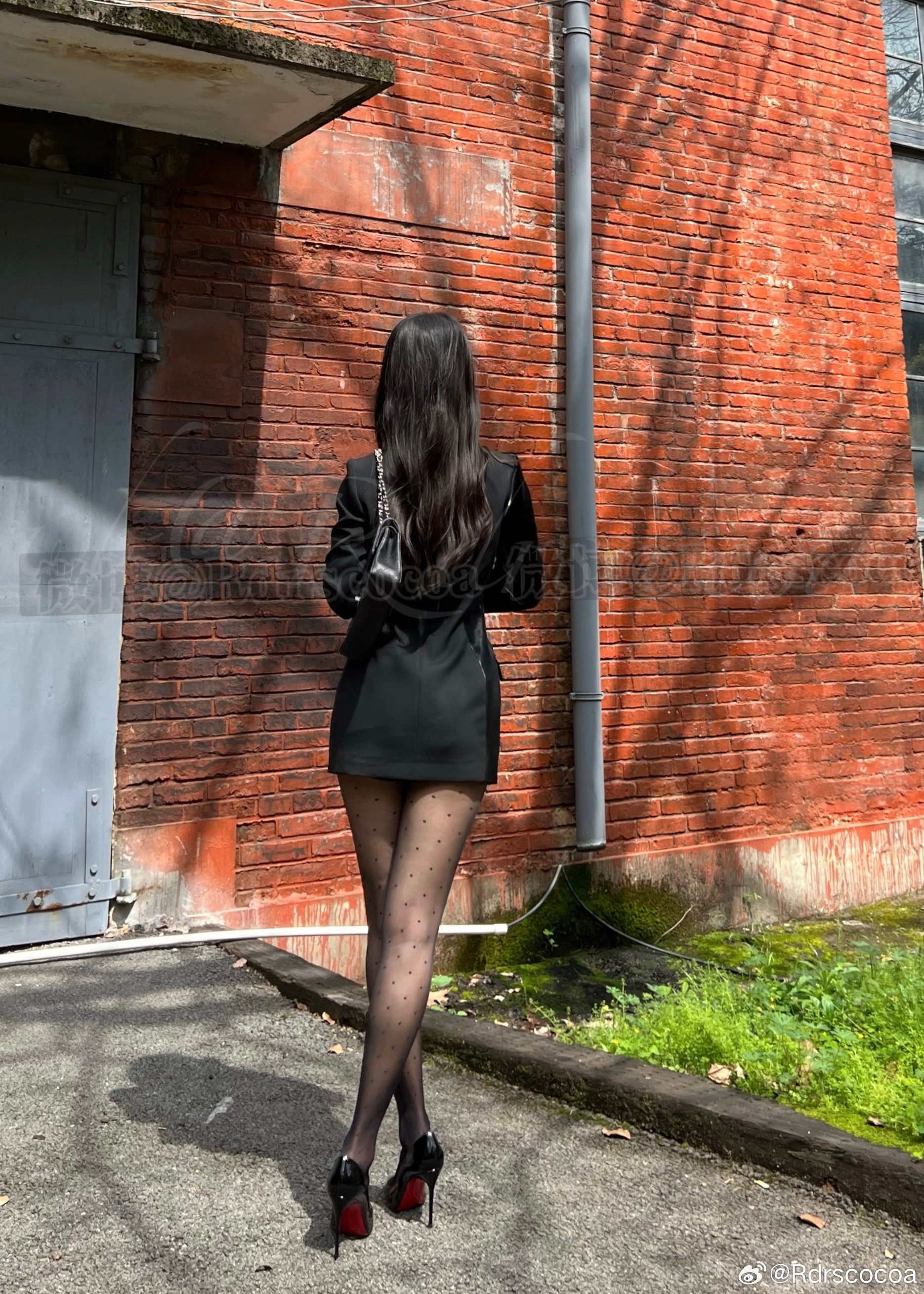 早春搭配少不了的波点黑今天穿什么ootd