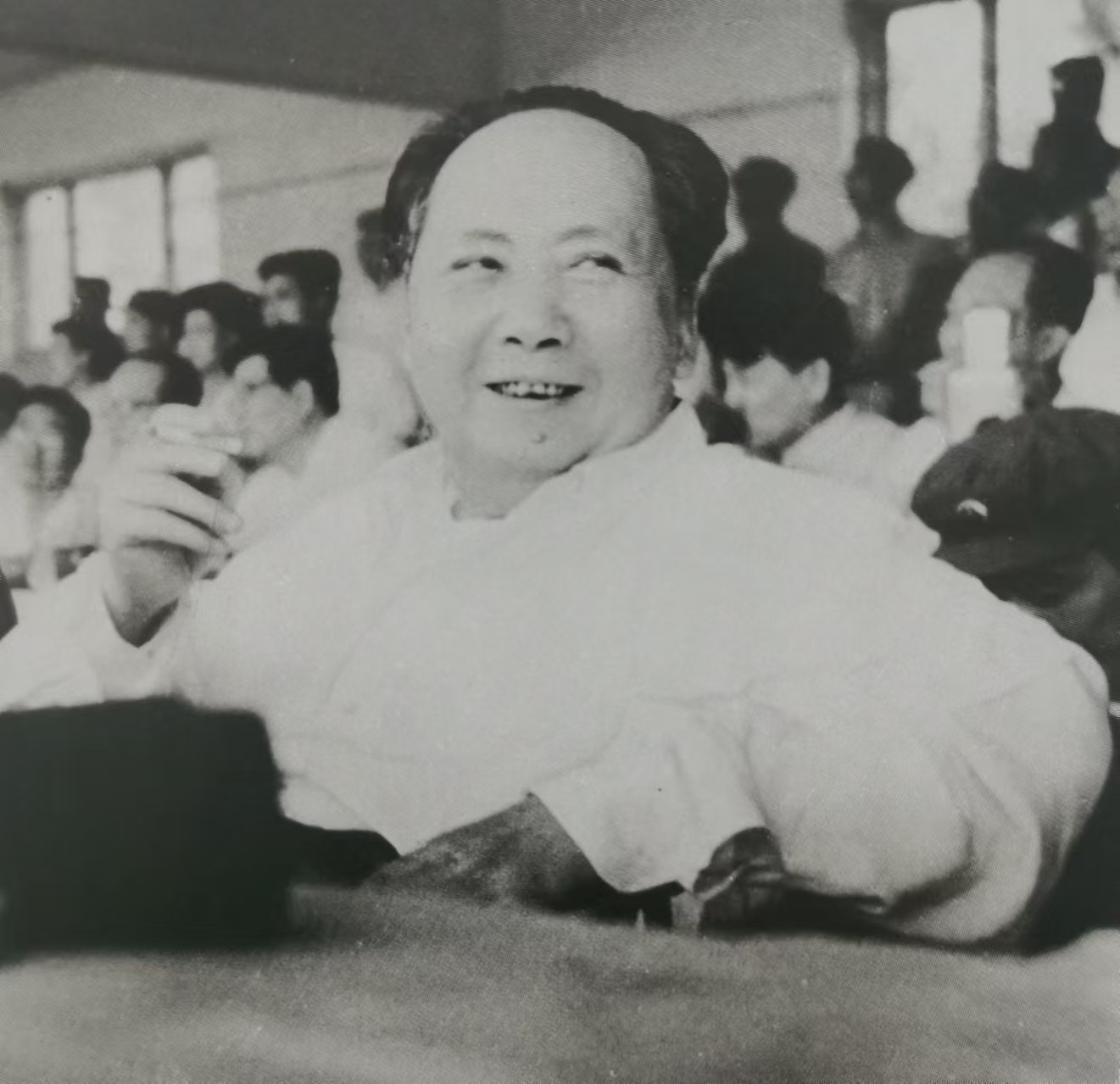 1956年8月，毛主席接见了挪威政要，他十分形象地对挪威客人说，我们的事业就是拆