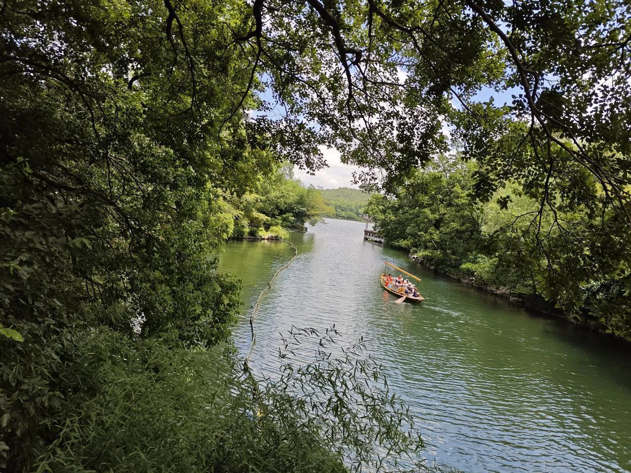 夏日西湖的惊艳，不在于景色有多艳丽，而在于其独有的自由热烈的气息，能治愈心情，驱