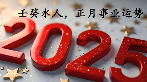 壬癸水日主, 2025年正月, 事业工作运势