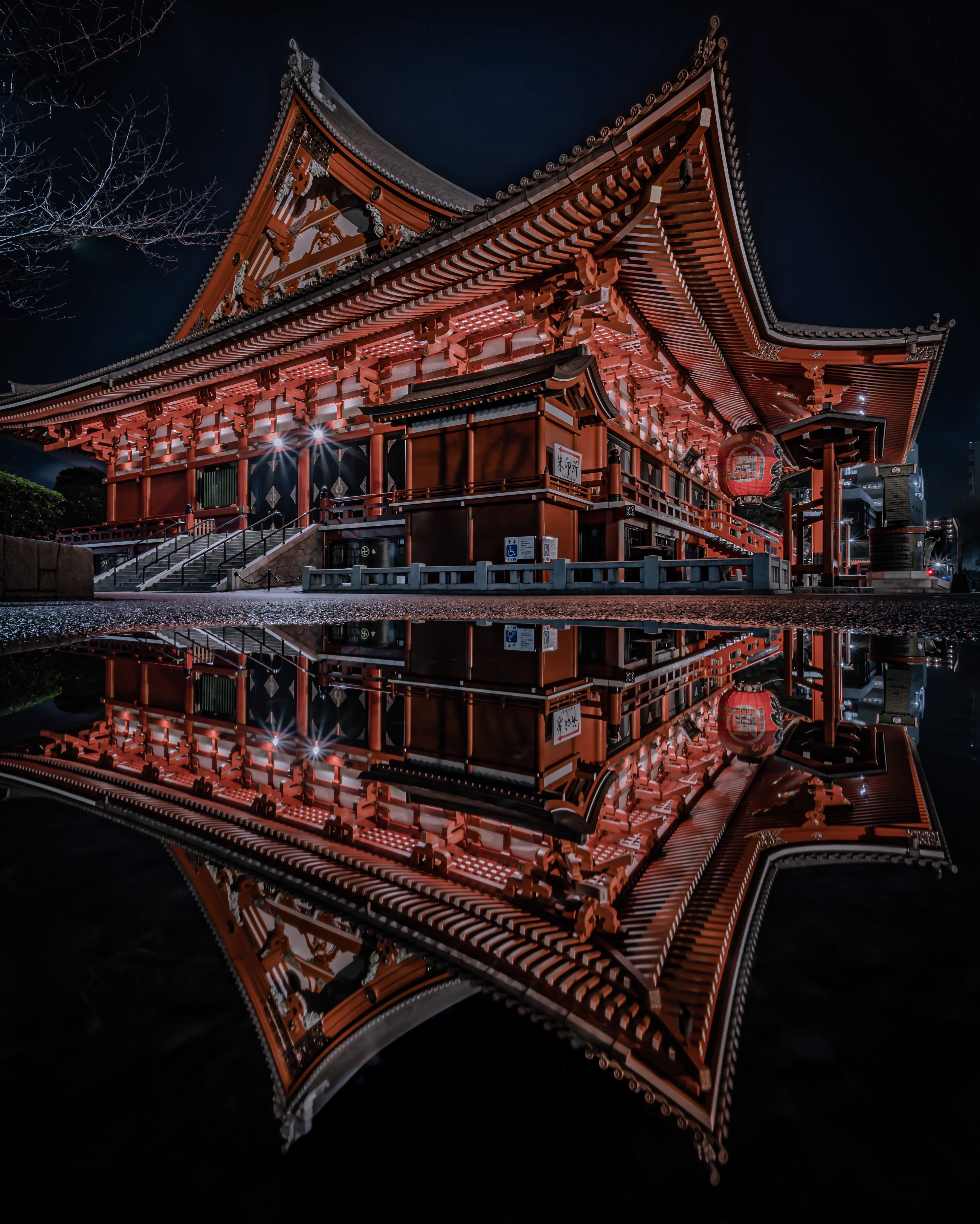 夜色下的浅草寺​​​