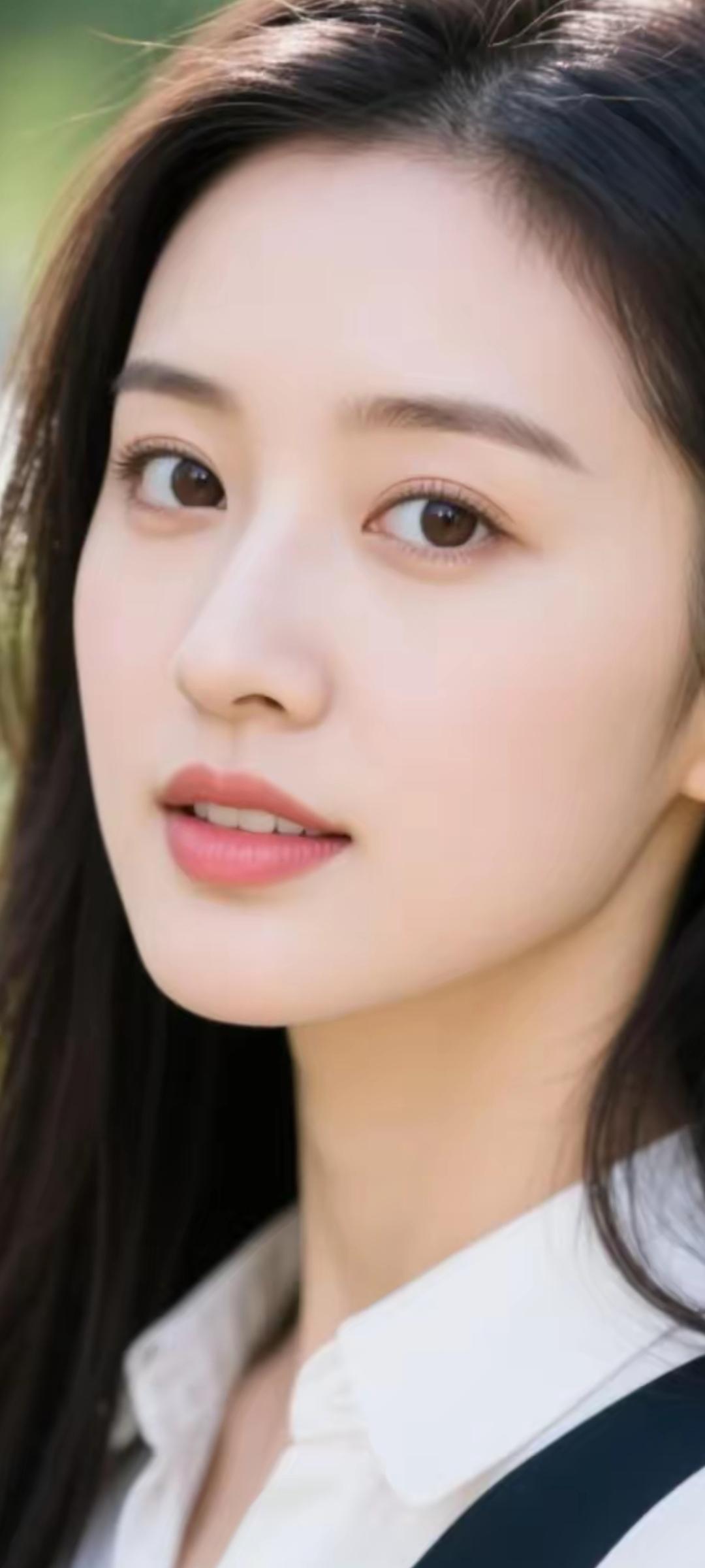 绿树阴中见美人。