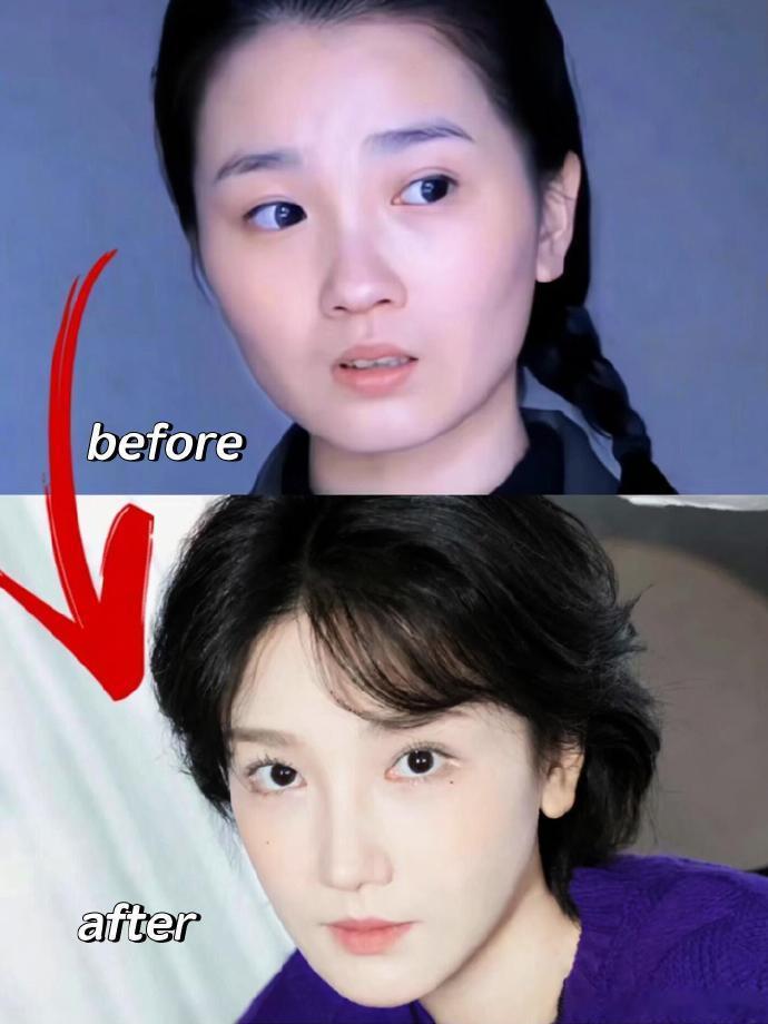 真的是天生吃这碗饭，陈小纭可以说是内娱“换脸”最成功的女明星之一。