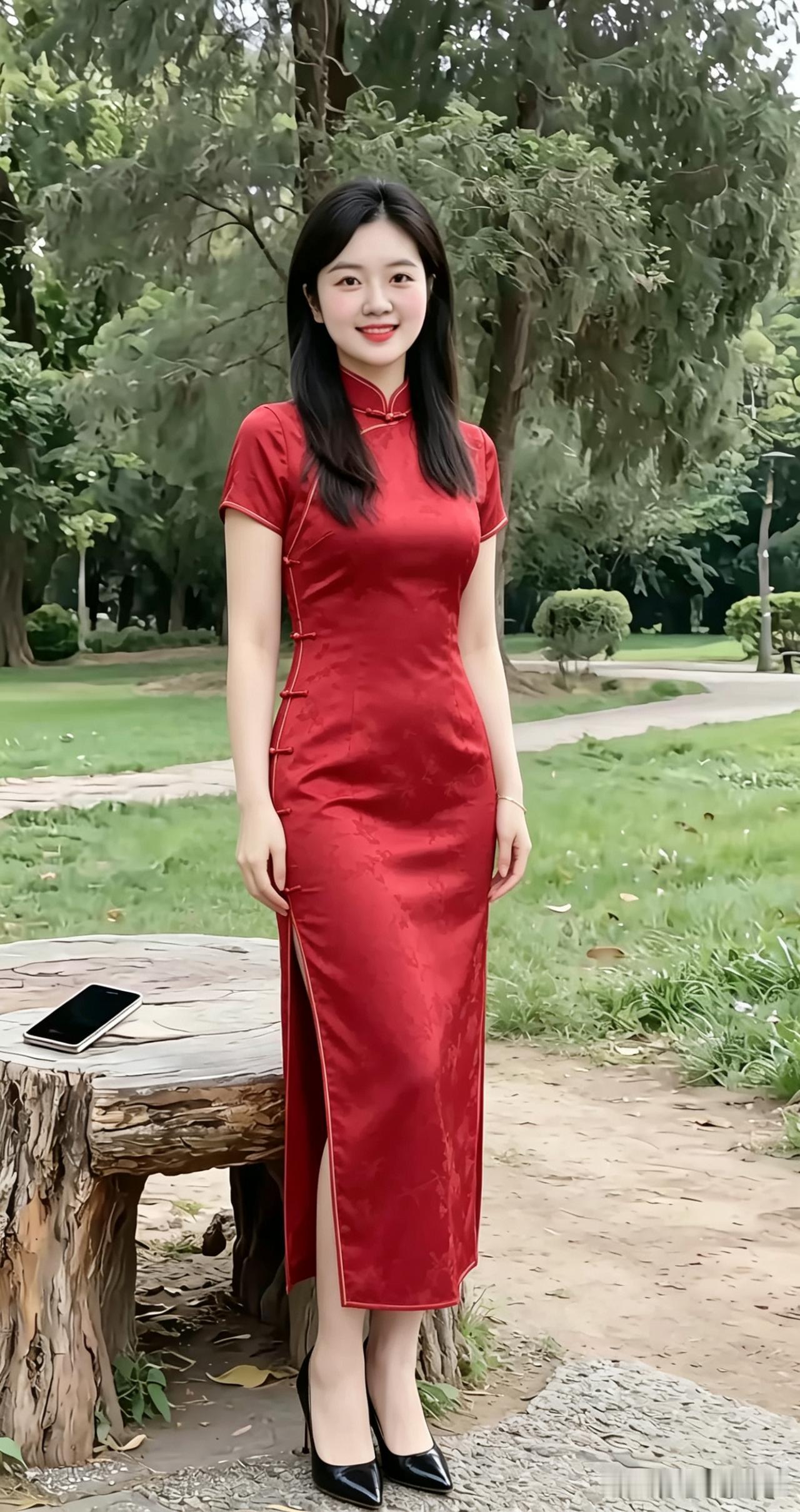 红衣美人，韵味十足，尽显东方古典美！🌸💃我今年研究毕业，要找一份工作难，要