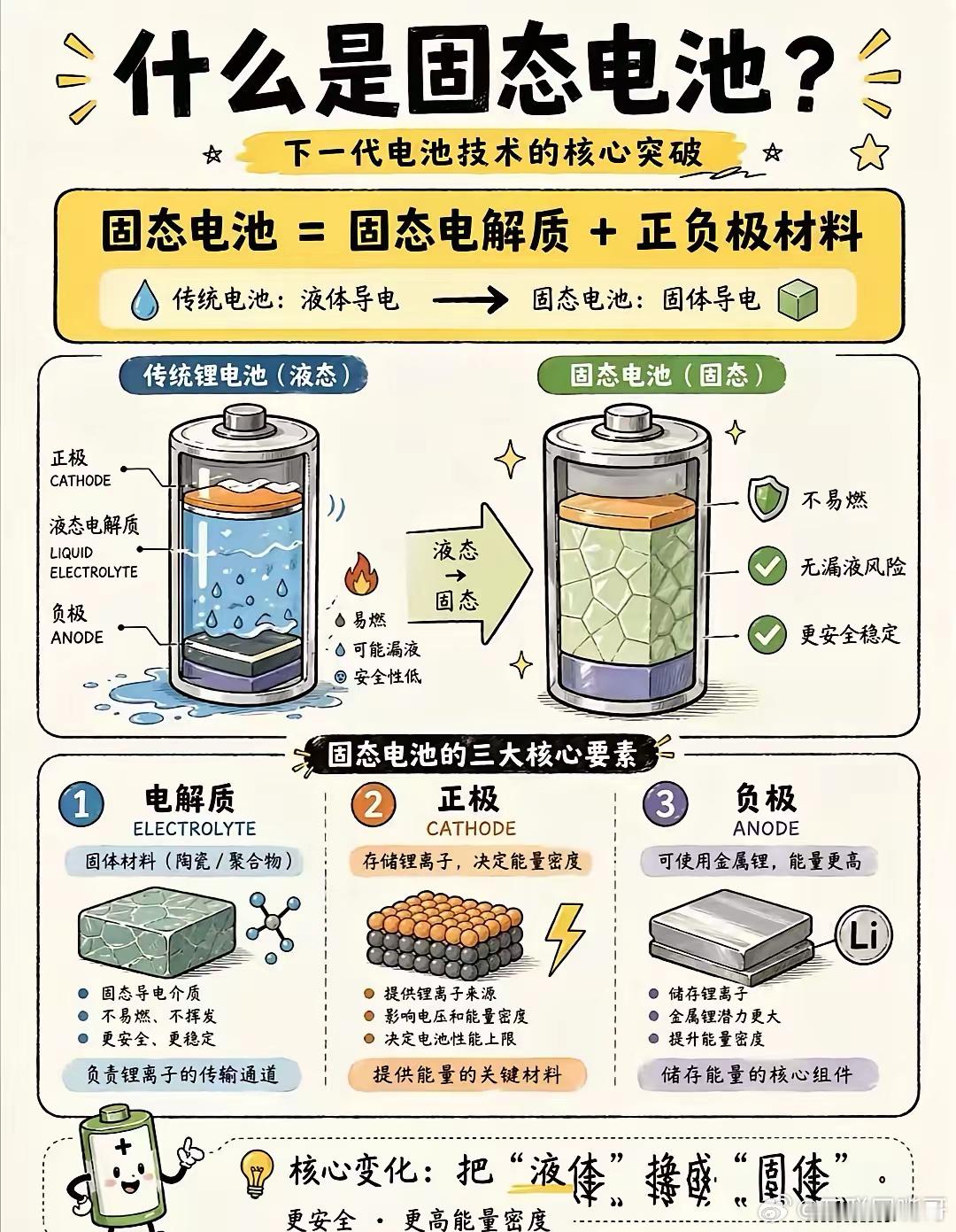 7月1日，全球首个车用固态电池国家标准GB/T43568-2026正式实施，只