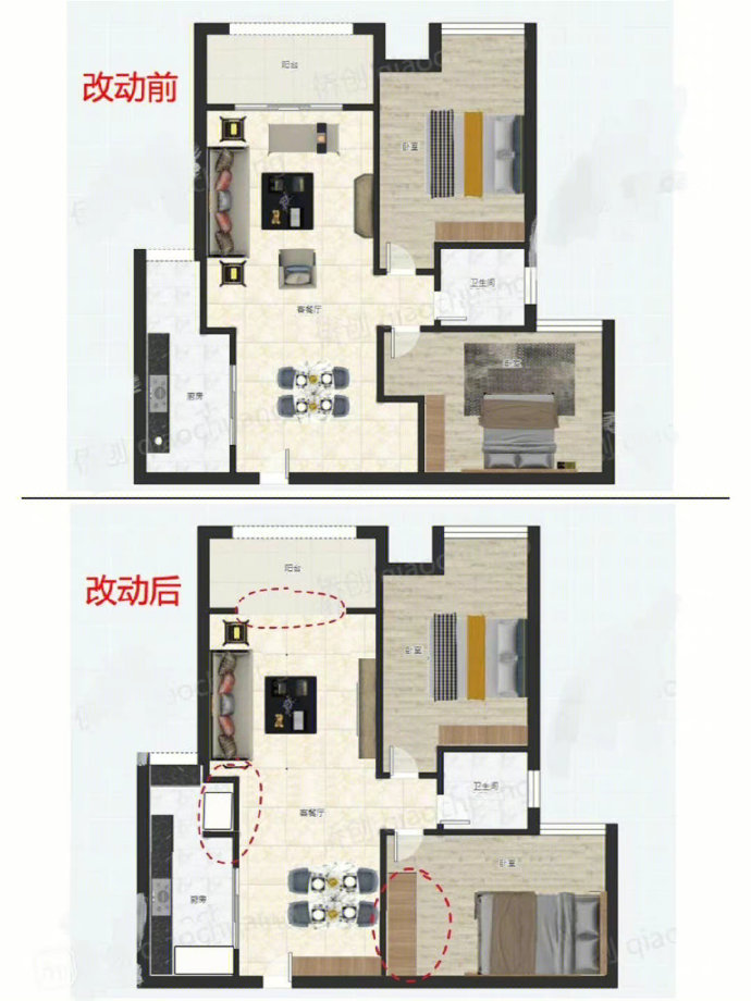 喜欢小家的每一个角落
