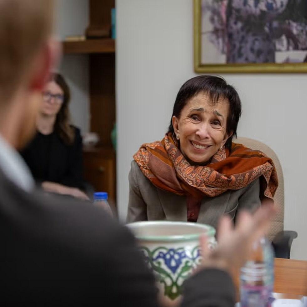 英国王室约旦王室🇬🇧🇯🇴2月26日，阿卜杜拉国王的姑姑巴斯玛·塔拉勒公