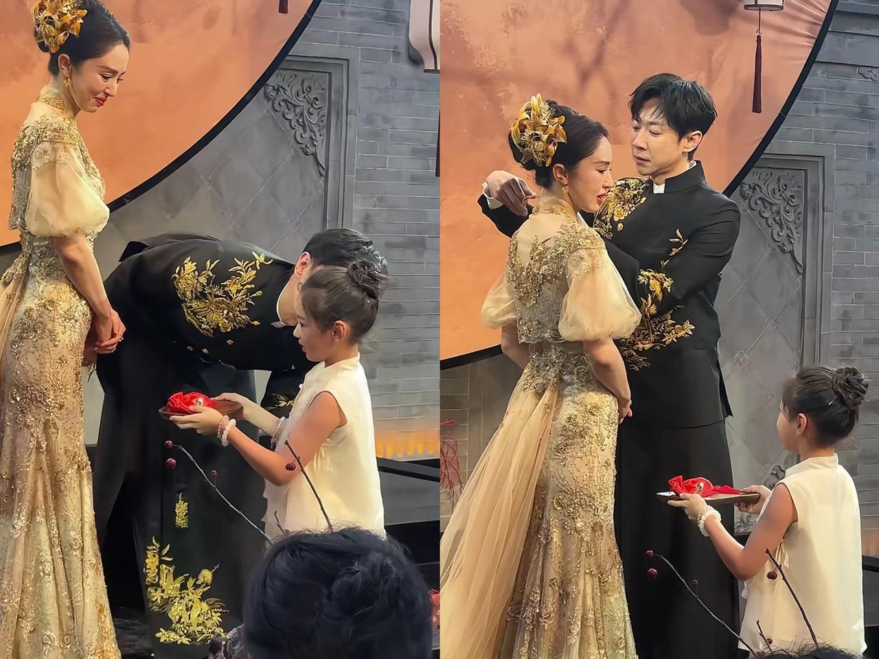 董璇大婚看了一个评论，觉得太经典了，说“有种落魄皇贵妃嫁给了太监总管的感觉”