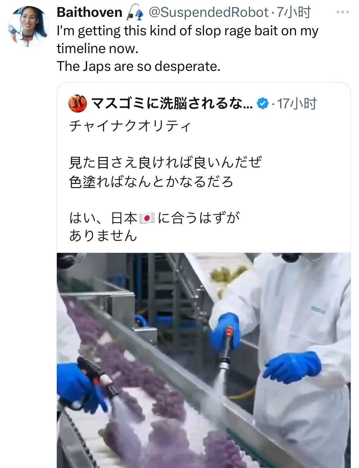 日本人只剩无能狂吠了。