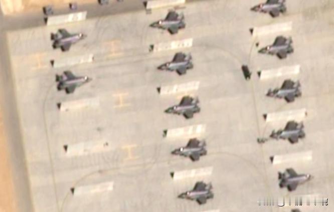 伊朗还在犹豫什么呢！现在周边，约旦空军基地里，美军各种战机都停满了！伊朗只要有几