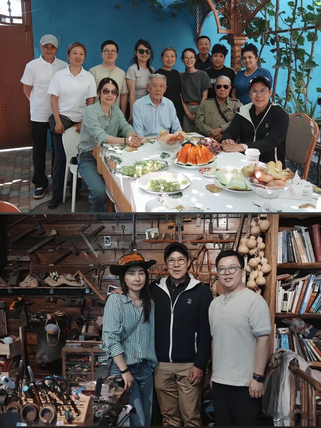 说走就走了。霍启刚真不含糊。去年在新疆说的那句“带全家来自驾游”，一年后