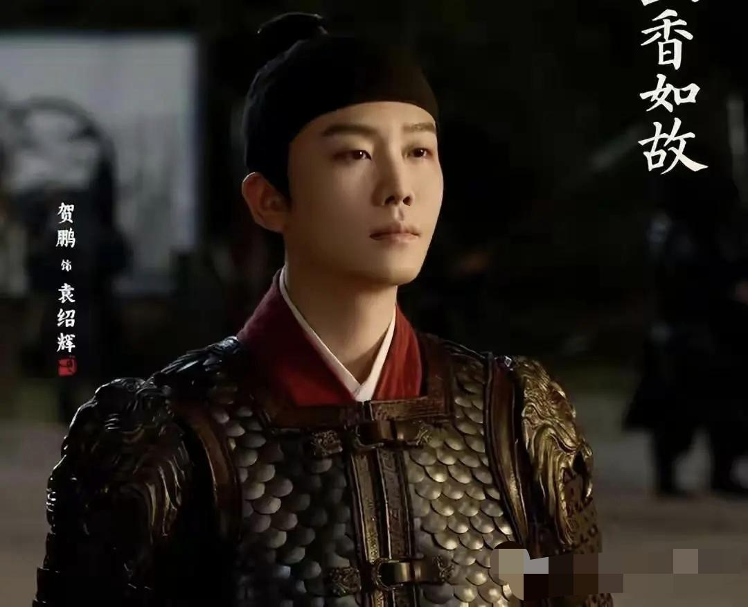 原来这个演袁绍辉的人竟然是杨紫的初恋男朋友。他叫贺鹏，和杨紫同是北电2010