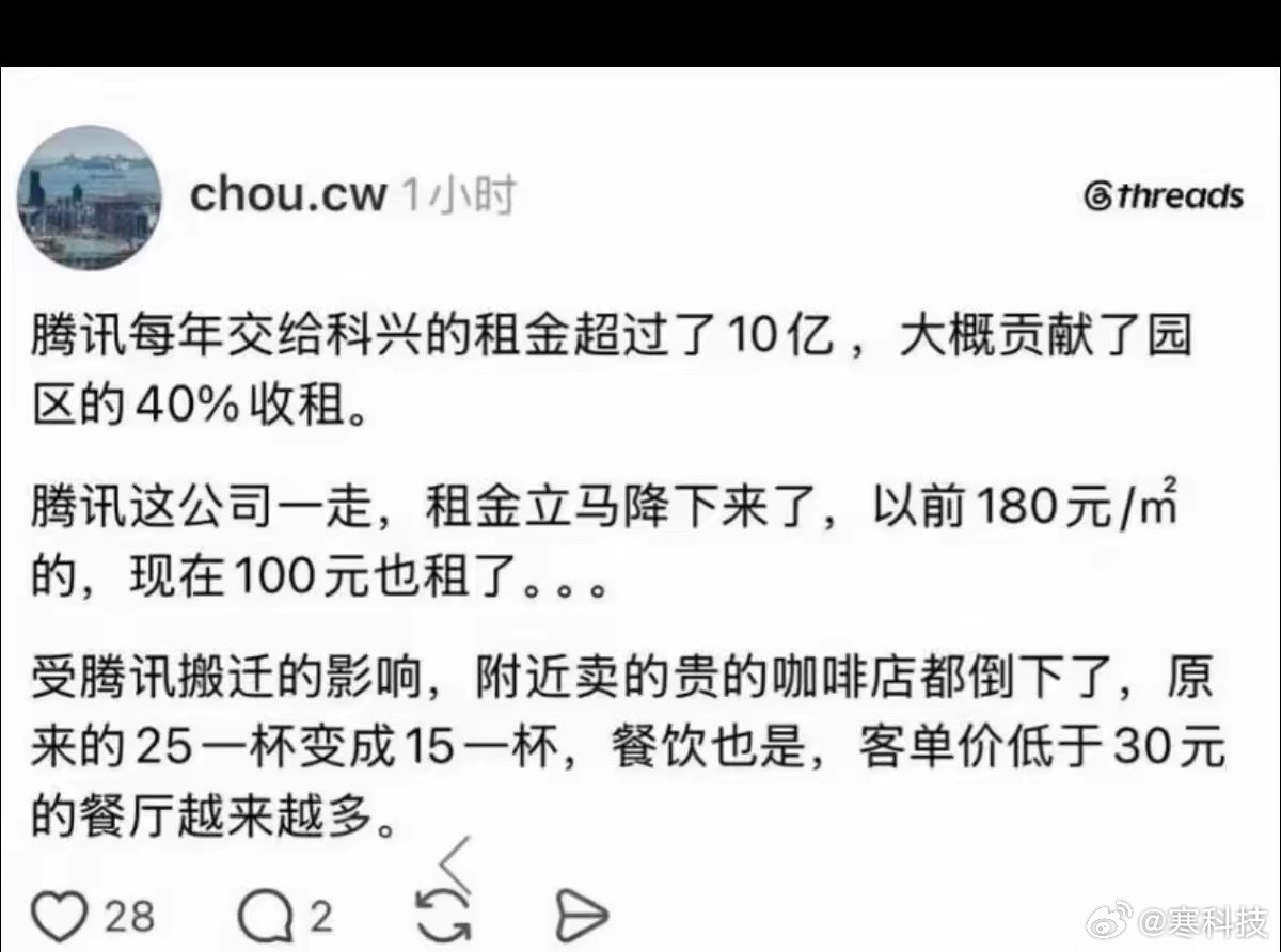 这就是传说中的“大厂效应”吧，人走茶凉，房价跟着心慌。
