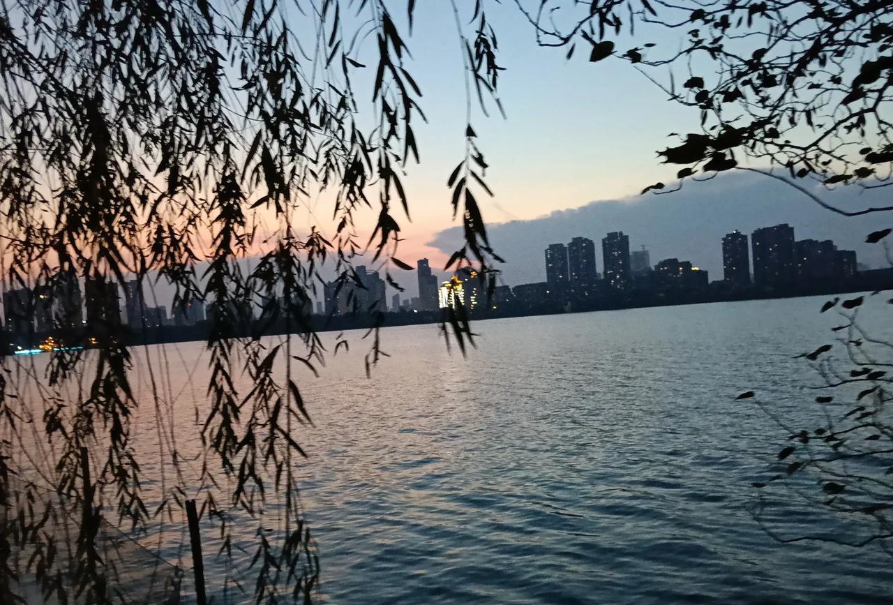 今天继续分享一下江西南昌“艾溪湖”美景。秋天的晚上，在这里欣赏美景，乘凉真的是