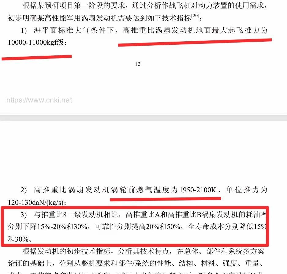 以此发动机的参数推算，歼35的差数又在反向虚标。这是一款中型发动机的预研时的指