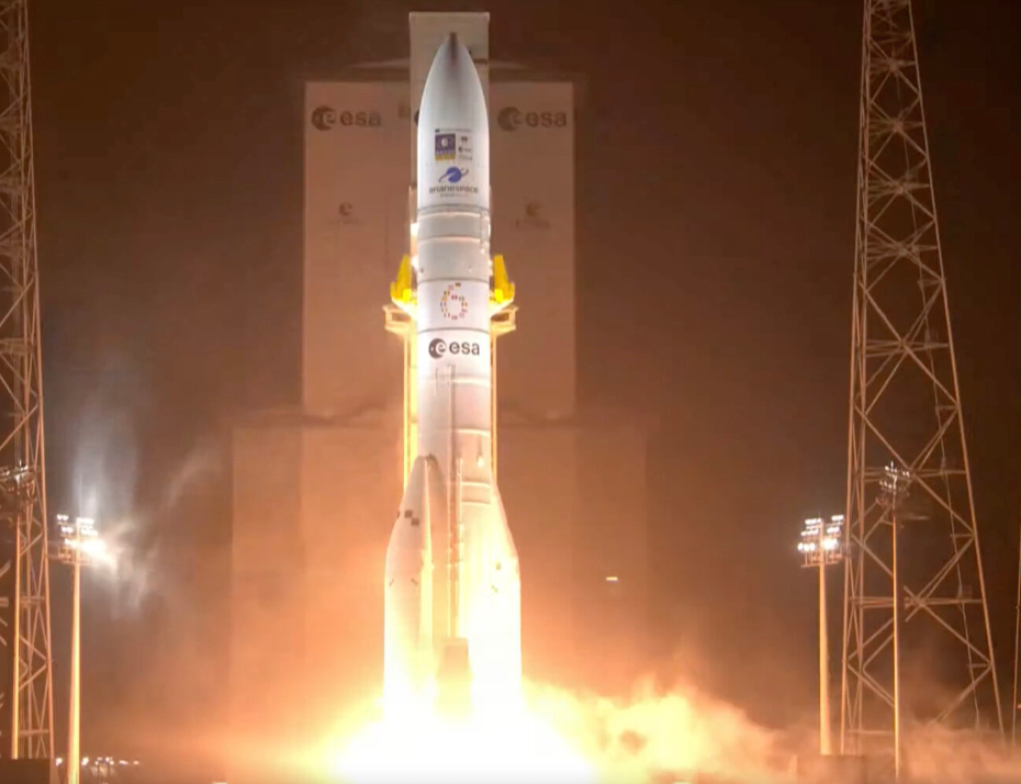 欧洲阿丽亚娜6型火箭首次发射伽利略导航卫星