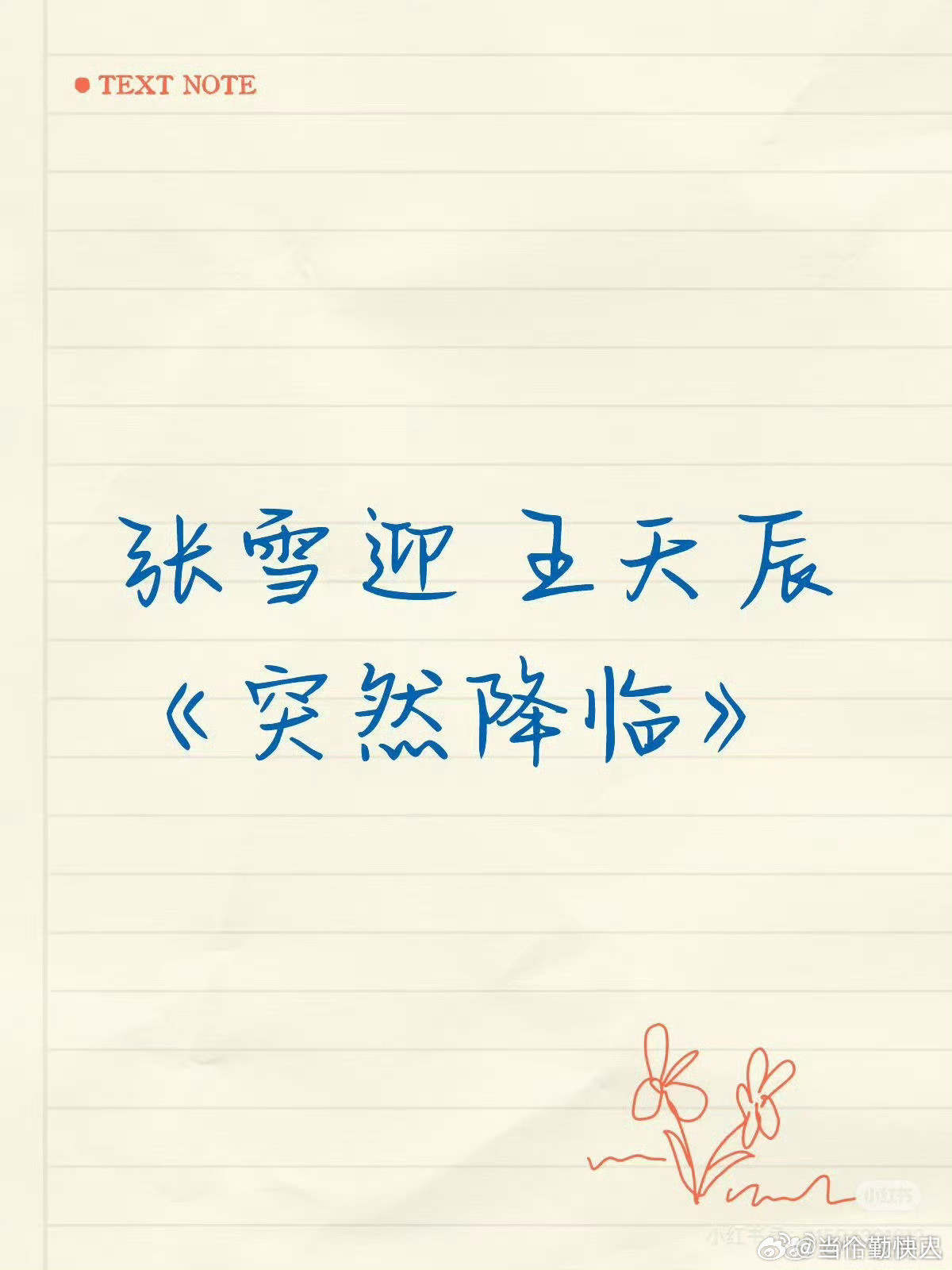 张雪迎粉抵制突然降临这部剧​​​