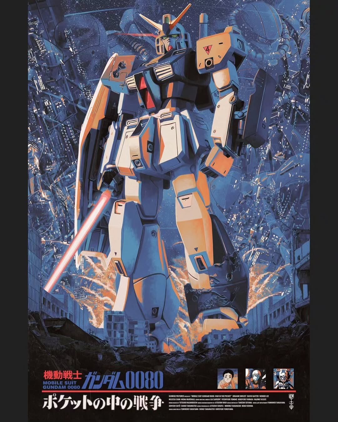 0080（viaDRandallArt）高达模型高达模型​​​